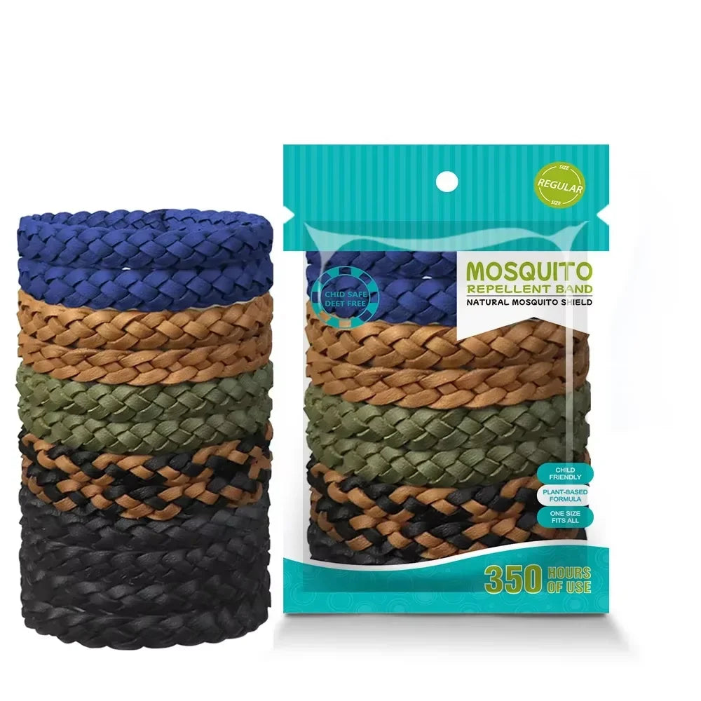 Kit 12 Pulseiras Repelentes - Proteção natural por até 300 horas