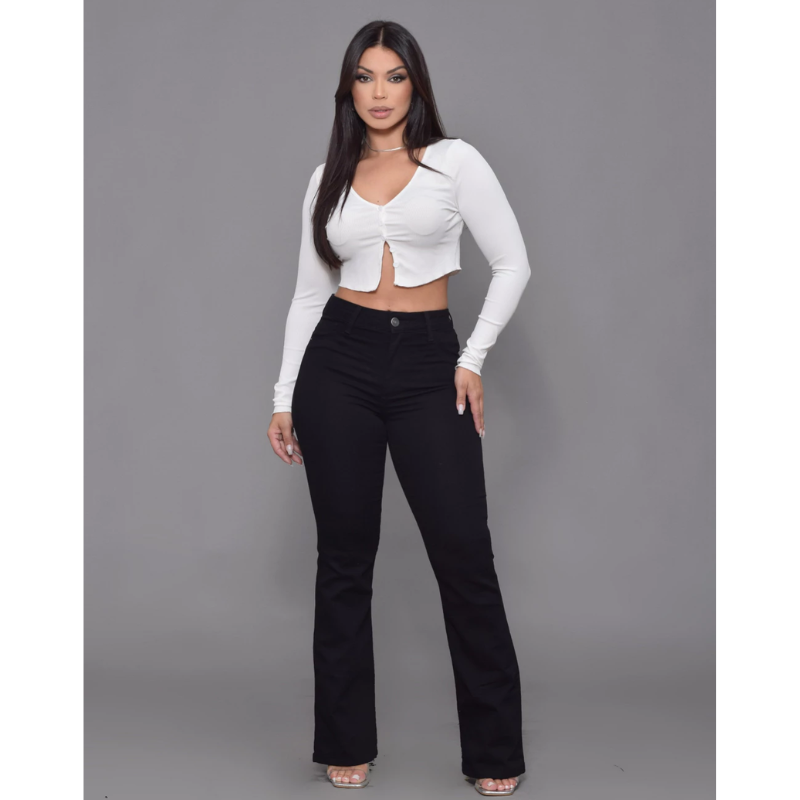 Calça Jeans Flare - Efeito Levanta Bumbum