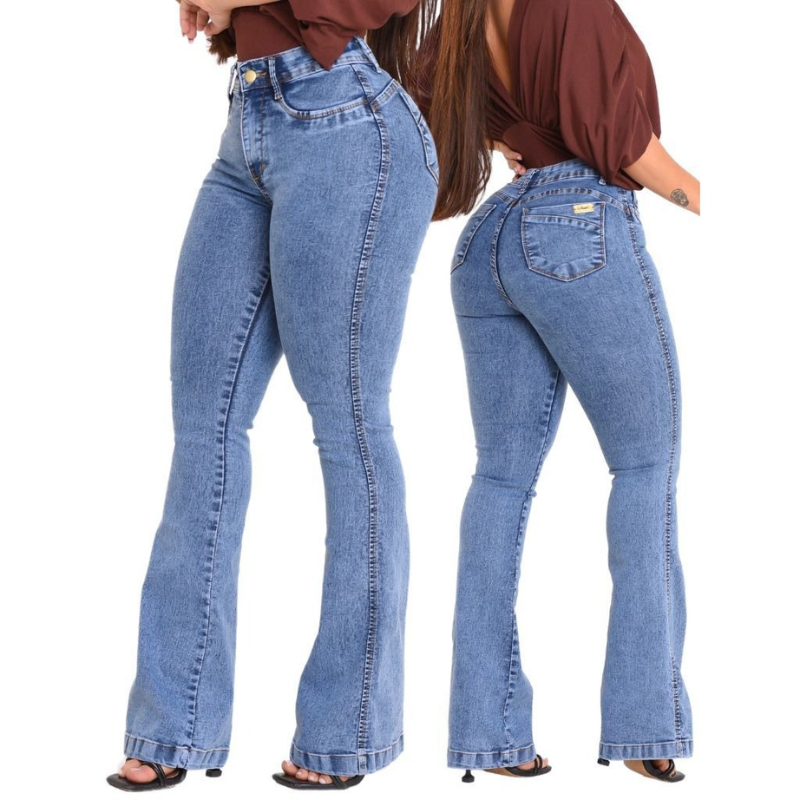Calça Jeans Flare - Efeito Levanta Bumbum
