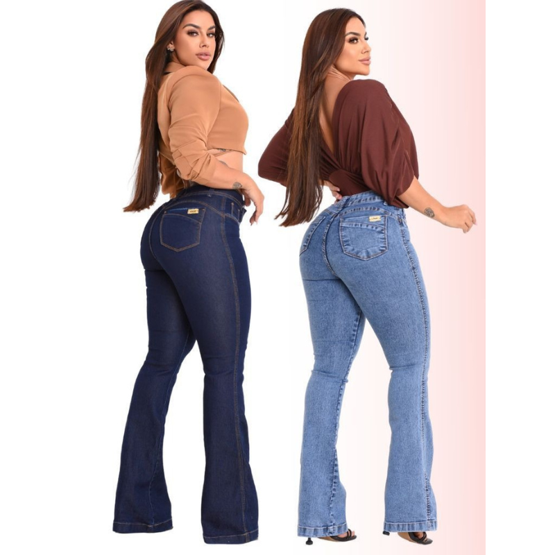 Calça Jeans Flare - Efeito Levanta Bumbum