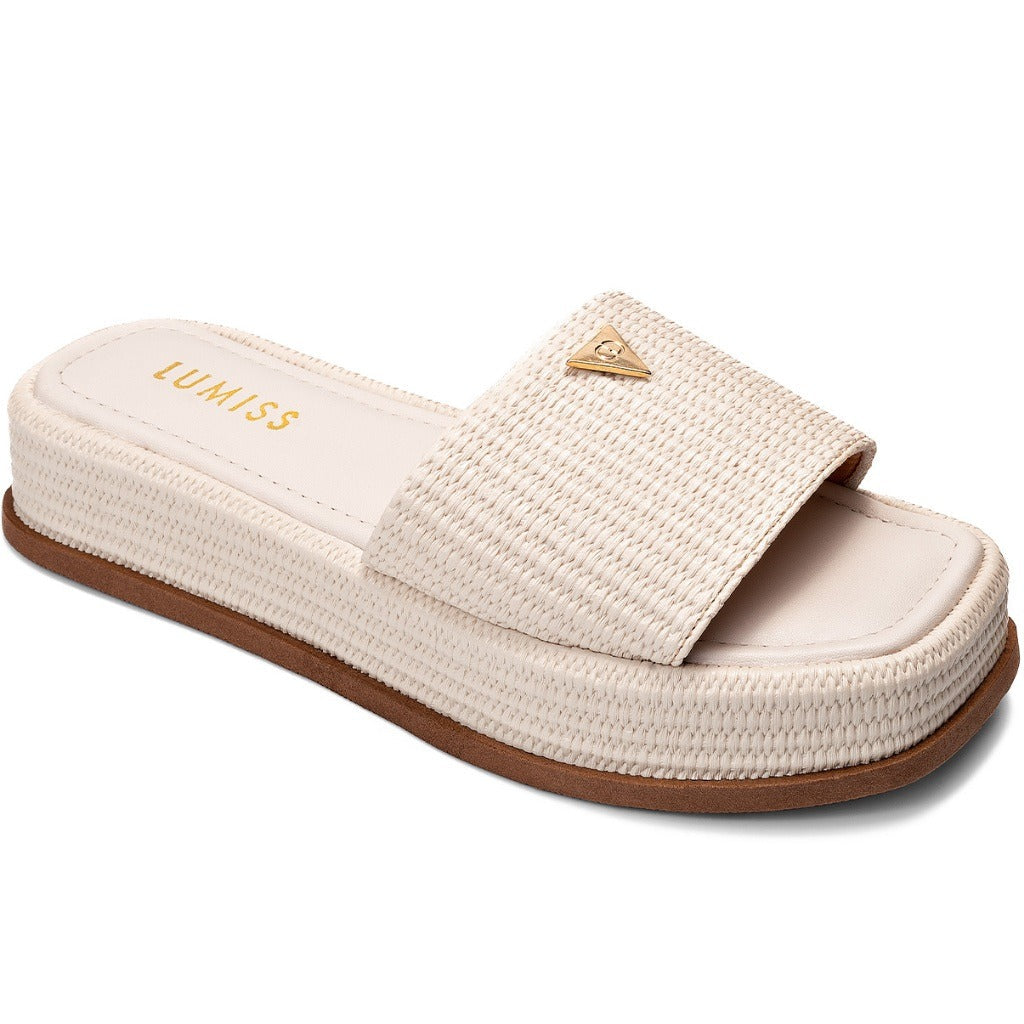 Tamanco Flatform Juta