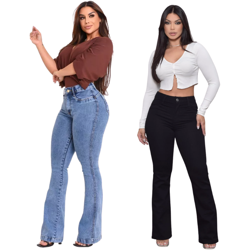 Calça Jeans Flare - Efeito Levanta Bumbum