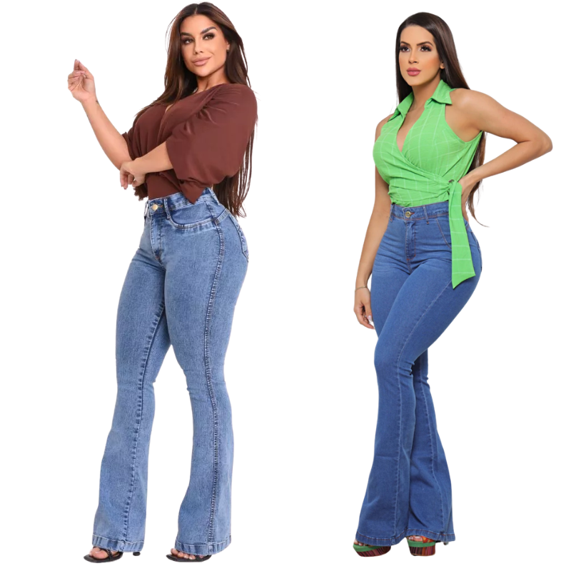 Calça Jeans Flare - Efeito Levanta Bumbum