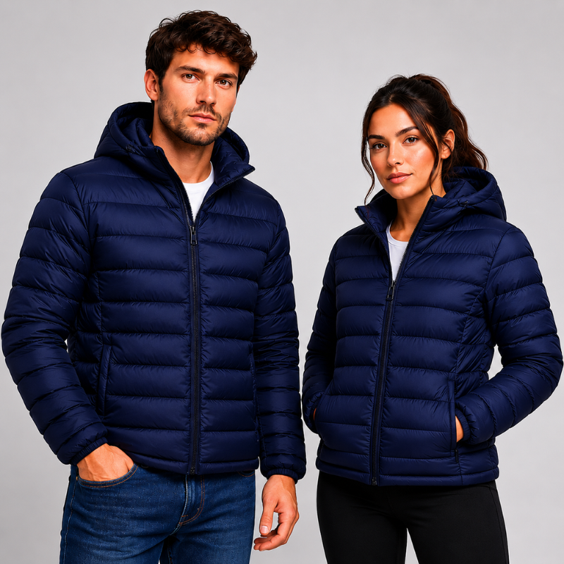 Jaqueta Puffer Bobojaco Impermeável Masculino e Feminino
